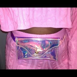 Hologram Fanny Pack clear bag